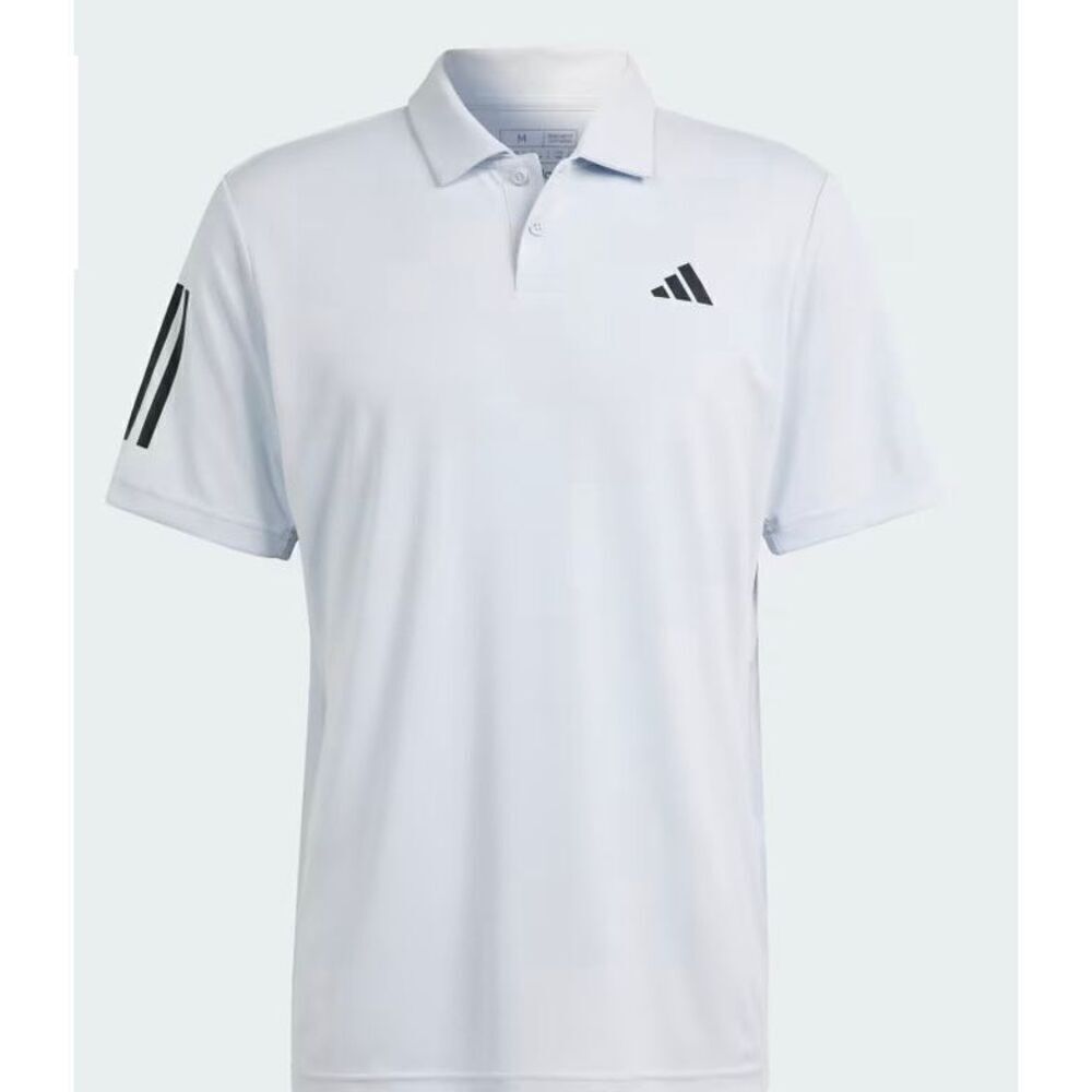 Adidas NWT men’s club, three stripe tennis polo shirt S/2 XL